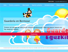 Tablet Screenshot of escuelainfantileguzkilore.com